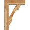 Ekena Millwork Olympic Block Rough Sawn Bracket w/ Offset Brace, Western Red Cedar, 8"W x 28"D x 40"H BKT0806X28X40OLY05RWR - alternate 4